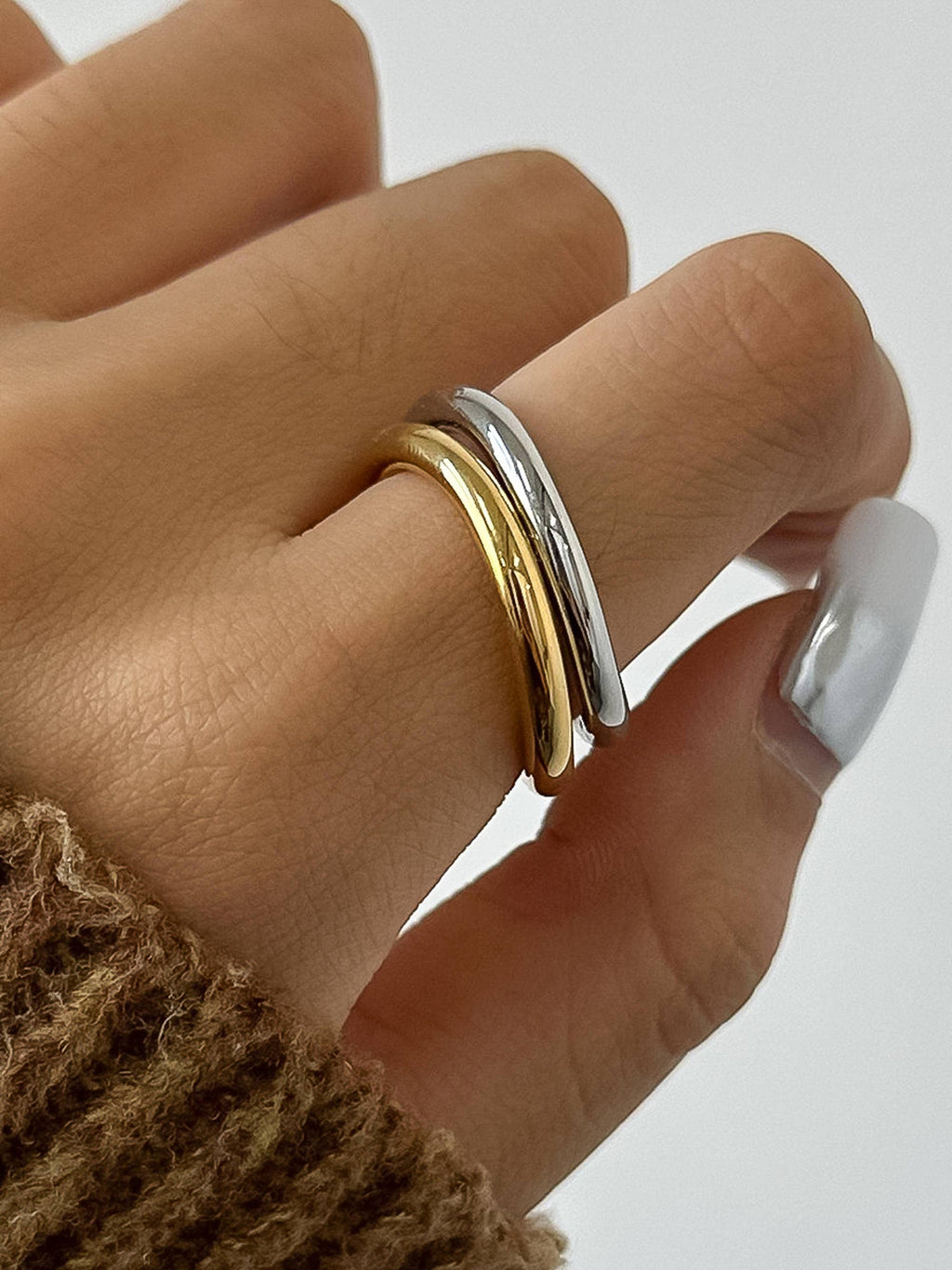 Andrée Double Two Tone Ring