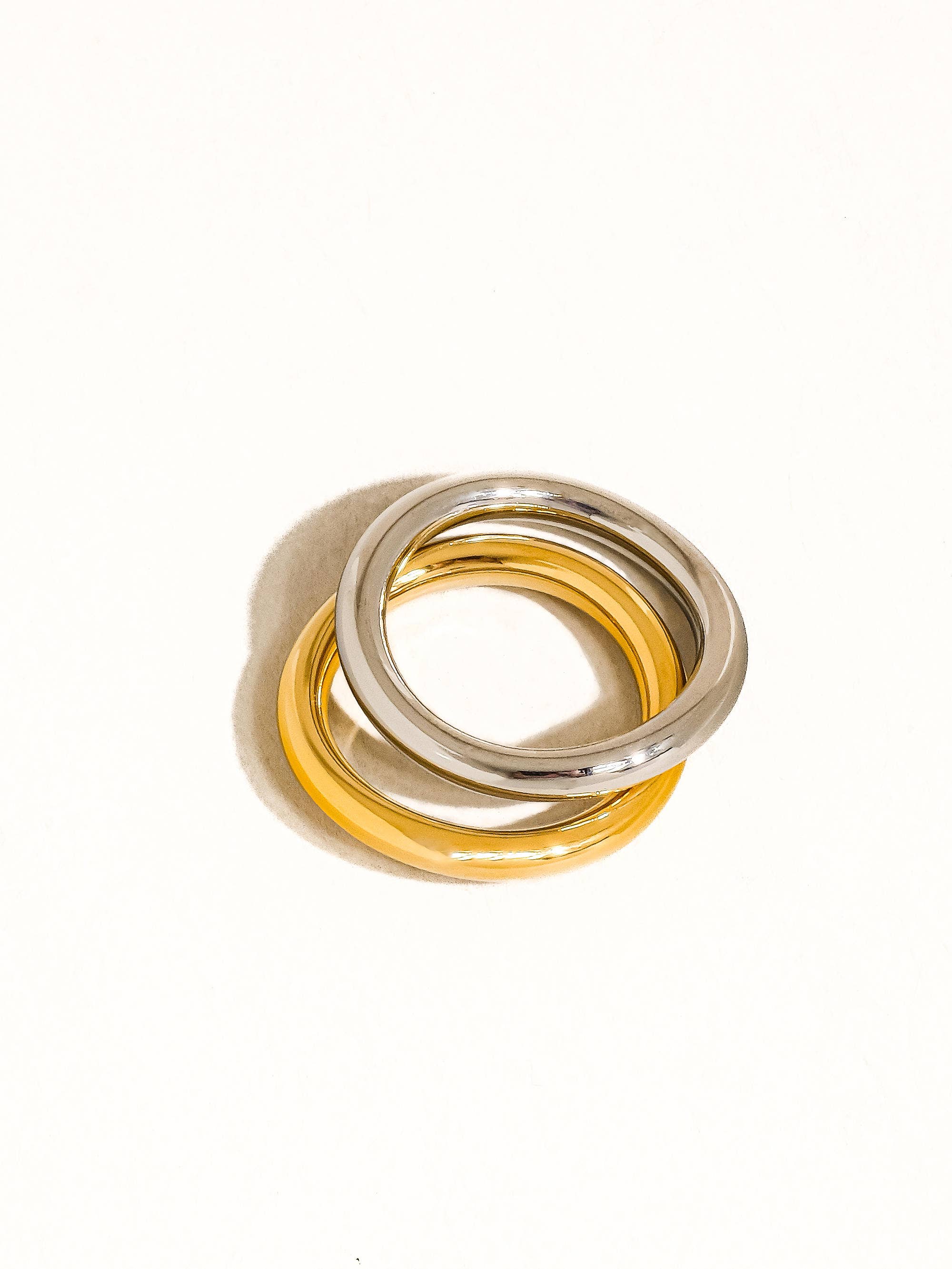 Andrée Double Two Tone Ring