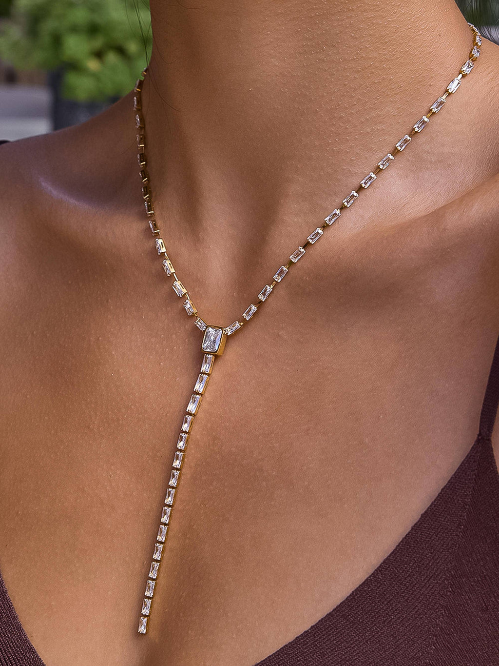 Celine Lariat Necklace