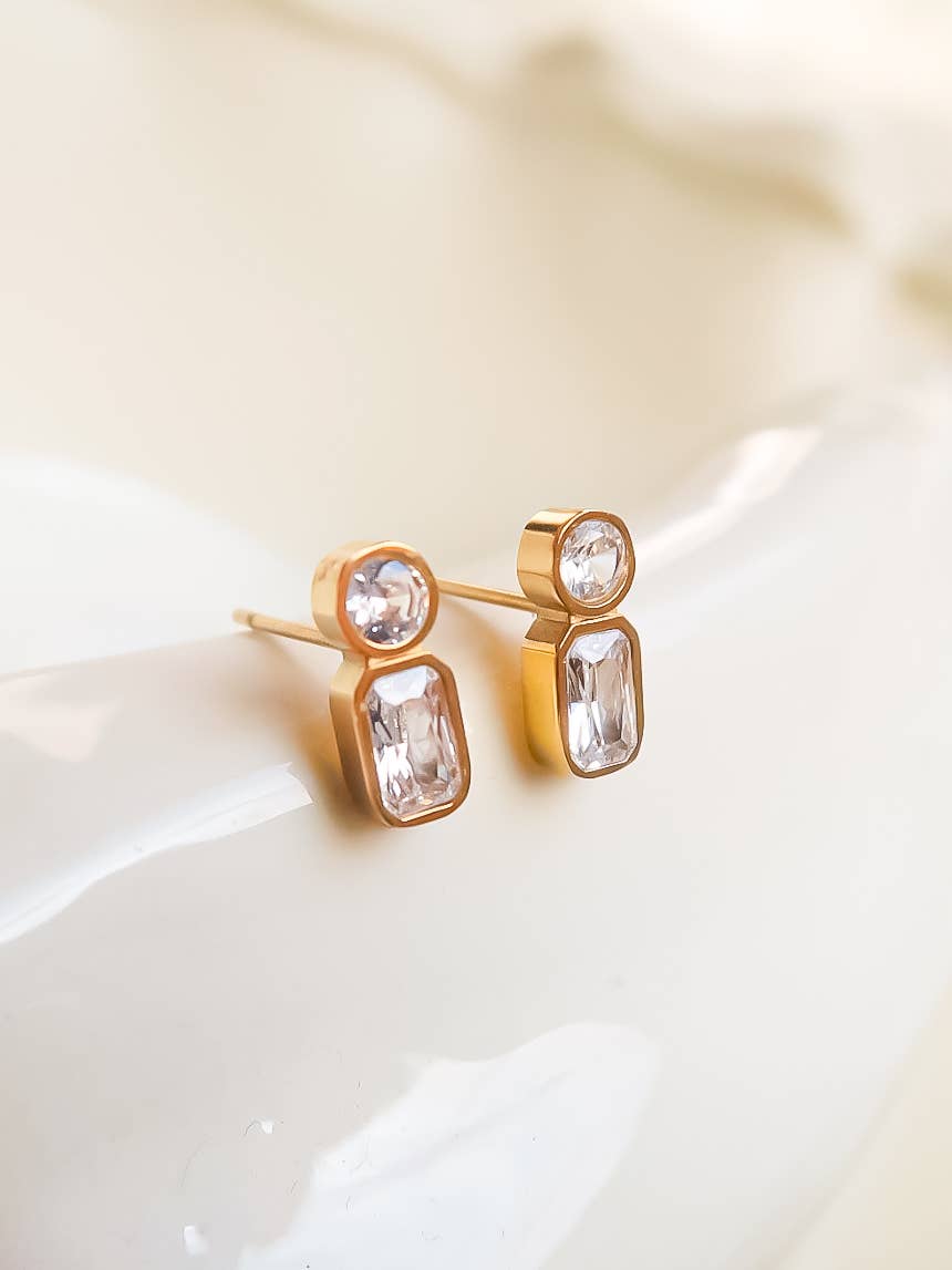 Amanda Mini CZ Stud